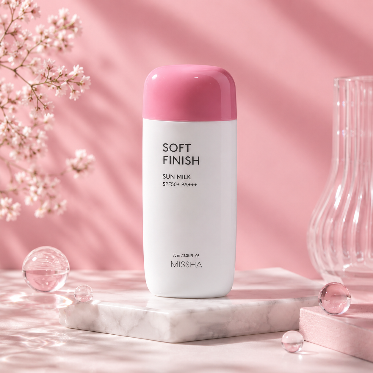 Missha All Around Safe Block Soft Finish Sun Milk SPF50+ Or PA+++ (70ml)