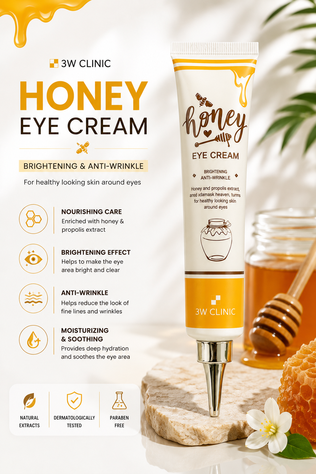 3W Clinic Honey Eye Cream (40 ml)