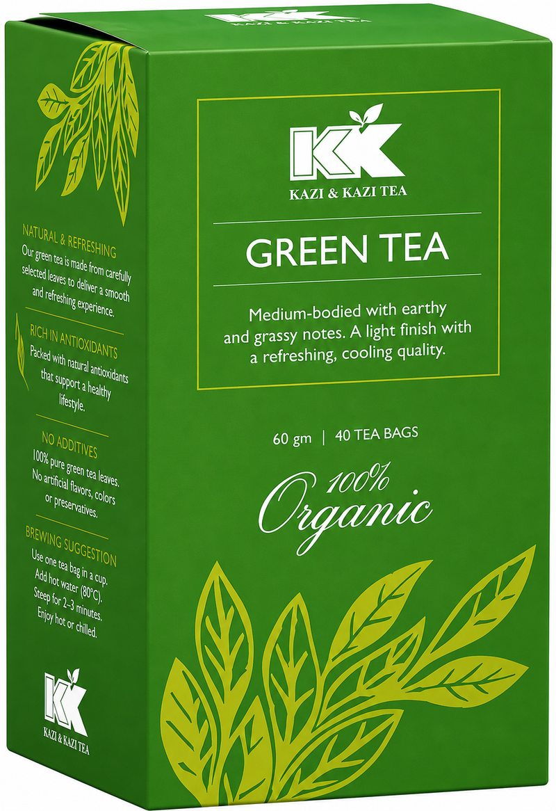 Kazi & Kazi Green Tea 60gm (Tea Bag)