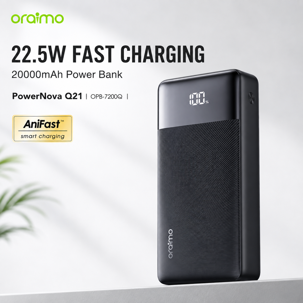 PowerNova Q21 20000mAh 22.5W Power Bank