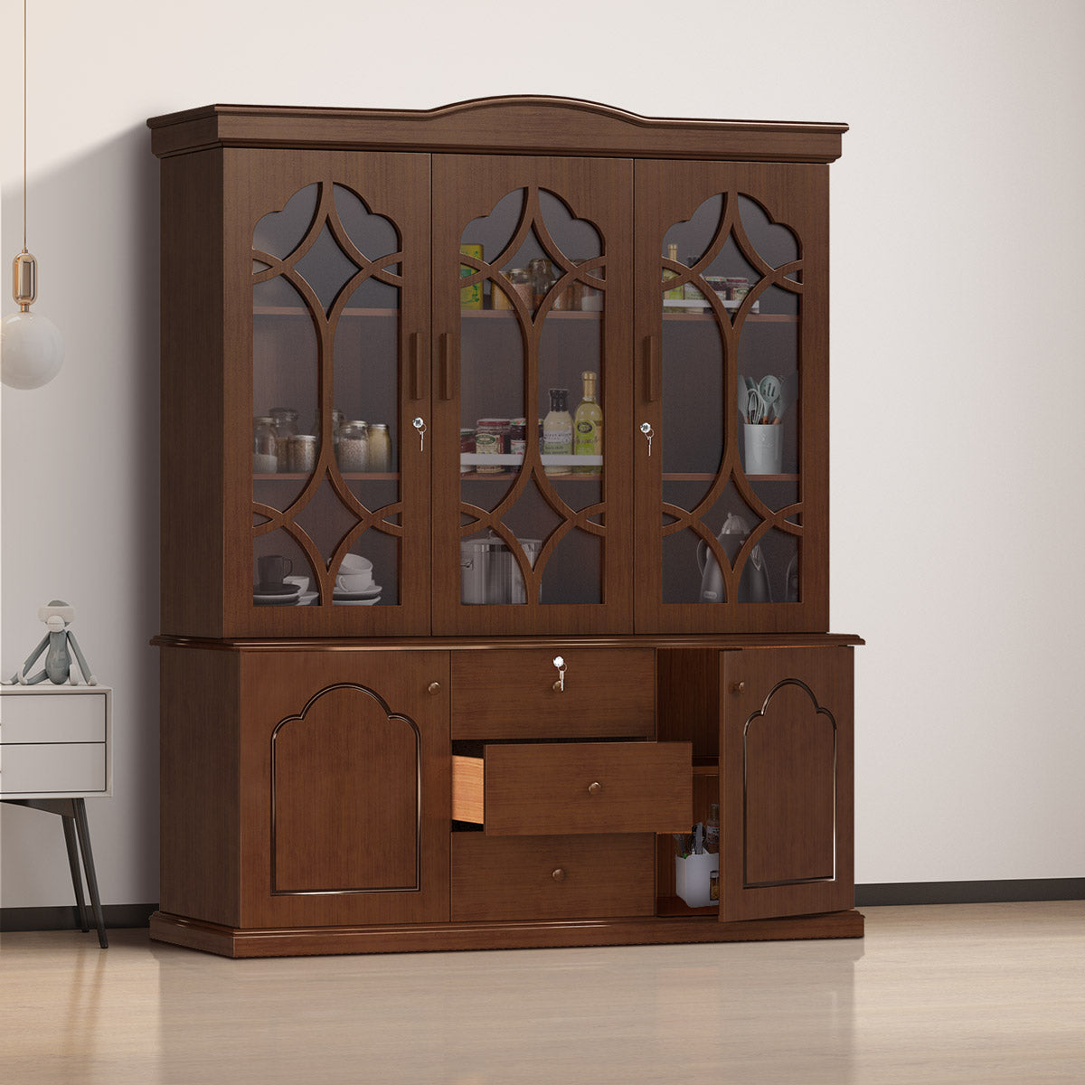 Wooden Showcase SCH-324-3-1-20