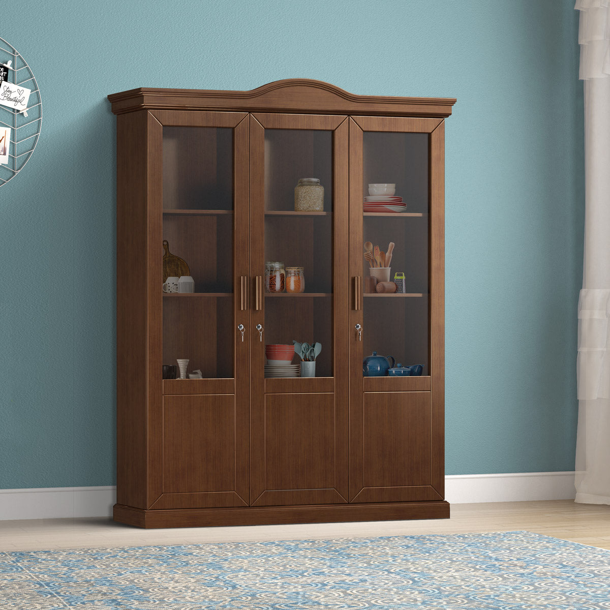 WOODEN SHOWCASE- MORPHY SCH-327-3-1-20