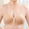 Women’s Front Closure Full Coverage Bra – Wireless Plus Size Comfort Bra