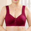 Women’s Front Closure Full Coverage Bra – Wireless Plus Size Comfort Bra