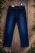 Knit denim adult boys jeans pants-Kids