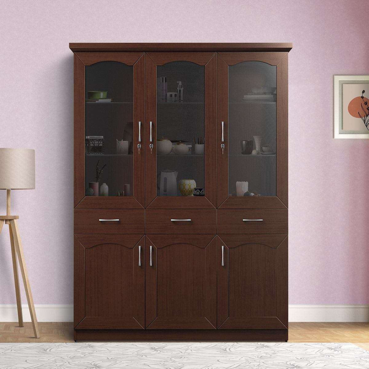 Wooden Showcase SCH-323-3-1-20