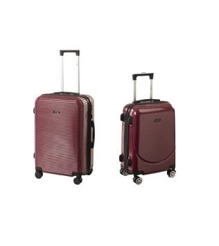 Travello Hard Top (20" & 24") Dark Red (Combo- Set of 2)