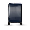 Travello 24 Inch Royal Zipper Unbreakable Body More Capacity Water Resistant Aluminum Luggage- Trolley Dark Blue