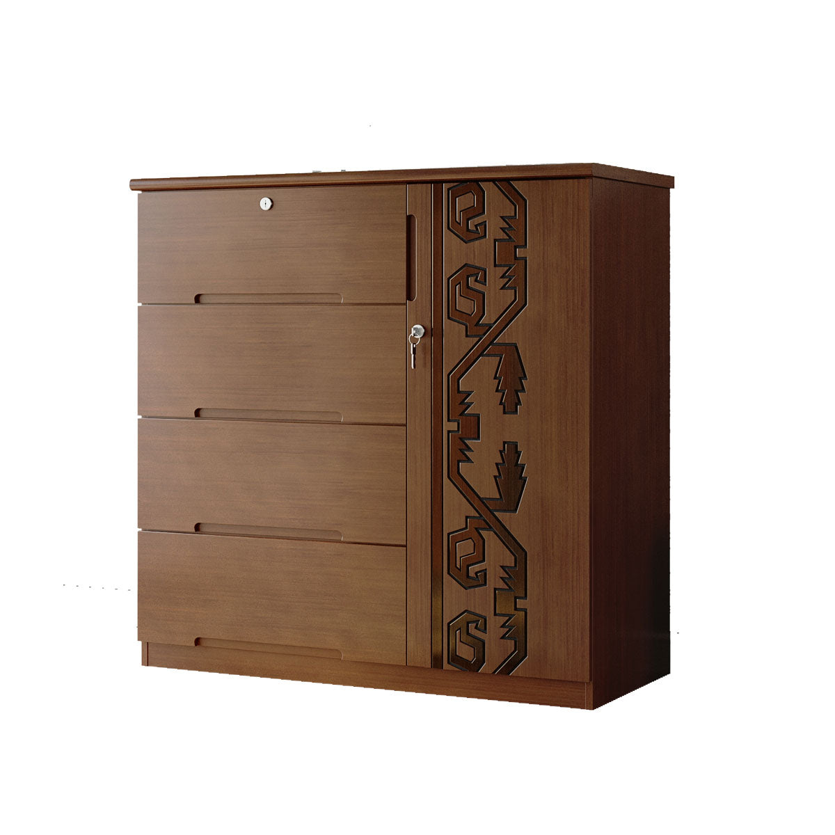 JAMDANI Wooden Wardrobe | WDH-362-3-1-20