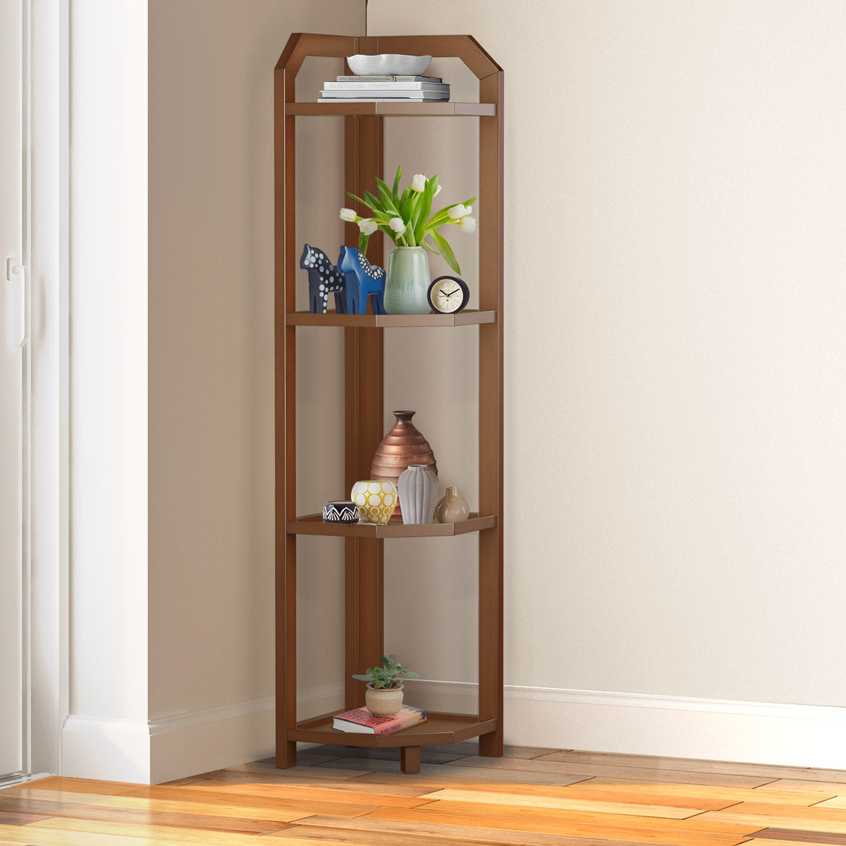WOODEN CORNER SHELF- LEGACY CSCH-301-2-1-20