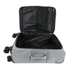 28Inch Soft Suitcase/Luggage 450D Jacquard RPET with PUX2 in waterproof- Gray (Original Export)