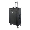 28 inch Soft Suitcase/Luggage 450D Jacquard RPET with PUX2 in waterproof- Black (Original Export)