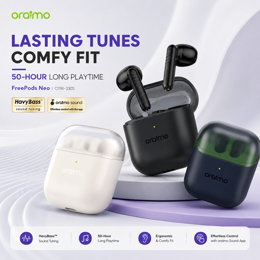 Oraimo FreePods Neo ENC True Wireless Earbuds