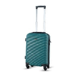 Travello Hard Top 20 & 24 Inch City Ultra Light Weight Luggage-Trolley Green (Combo- Set of 2)