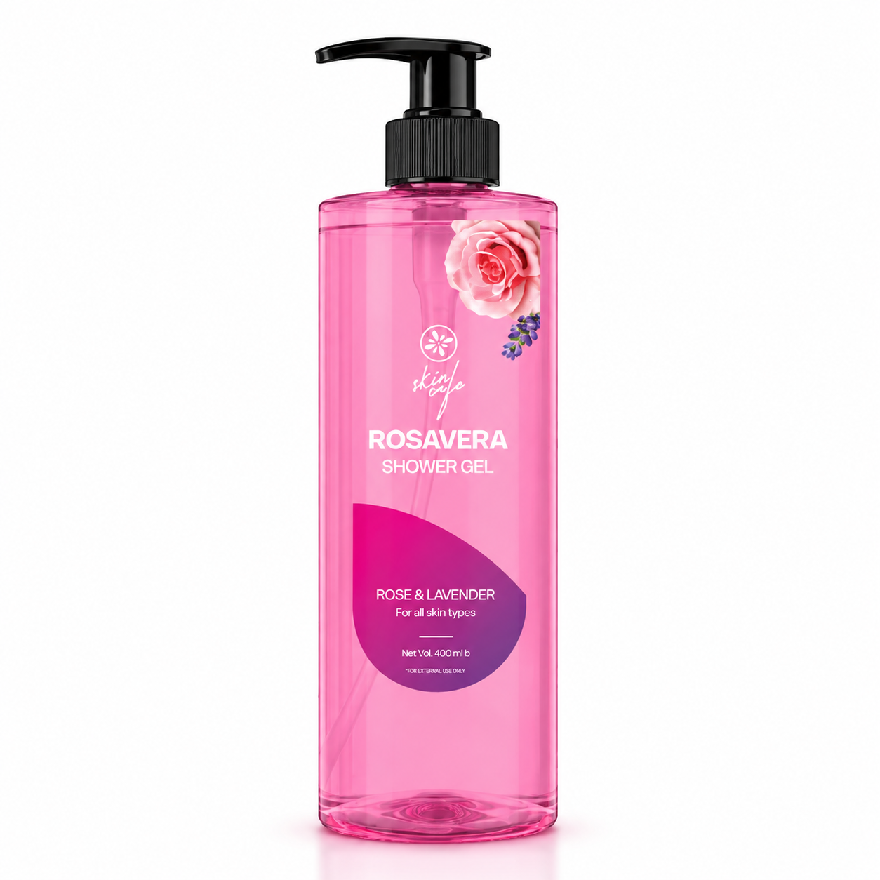 ROSAVERA Rose & Lavender Shower Gel