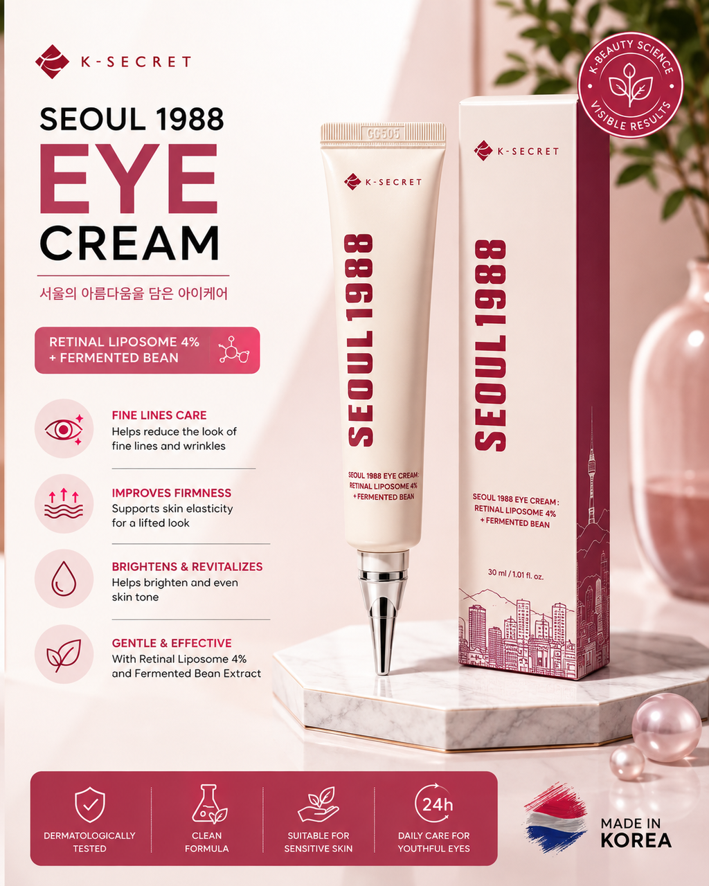 KSECRET SEOUL 1988 Eye Cream 30ml