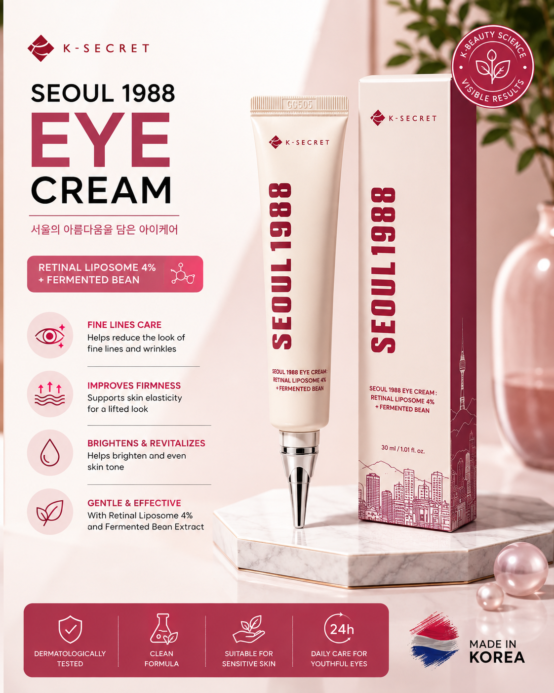 KSECRET SEOUL 1988 Eye Cream 30ml