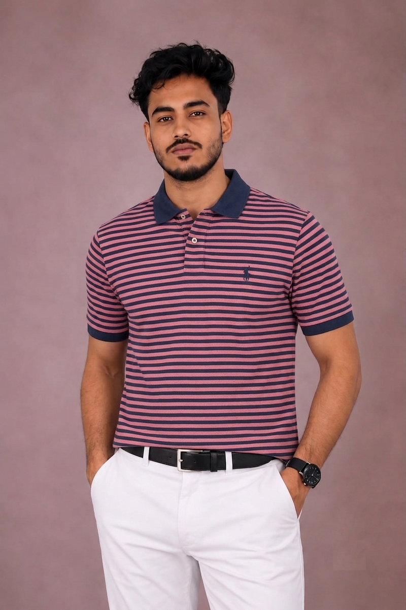 U.S Polo Mesh Polo Shirt Red