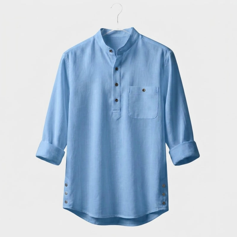 Premium Cotton Katua (Sky Blue)