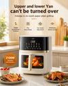TQIU Air Fryer S3 Digital Control Panel 6L Double Heating