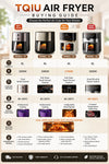 TQIU Air Fryer S3 Digital Control Panel 6L Double Heating