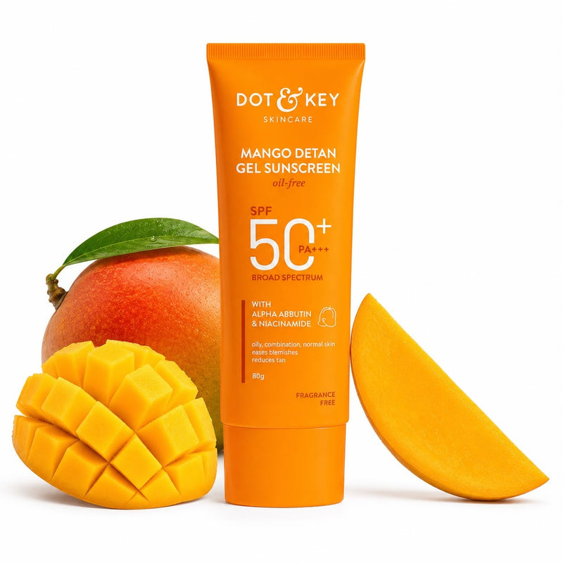 Dot & Key Mango + Detan Gel Sunscreen (Oil Free), SPF 50+ PA+++