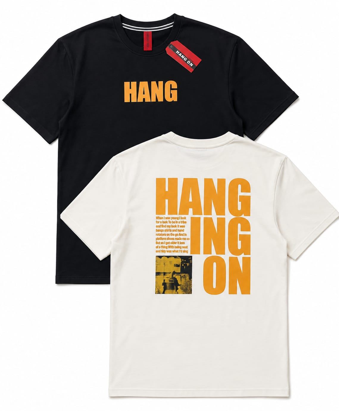 Men's Graphic Drop Shoulder Oversized T-Shirt-015
