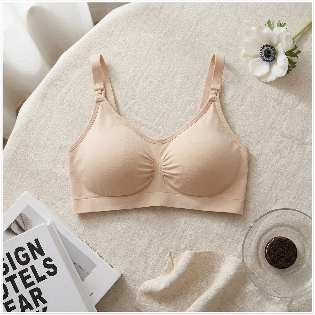 Women’s Seamless Nursing Bra – Wireless Maternity & Breastfeeding Bra