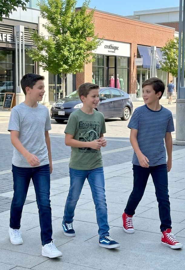 Knit denim adult boys jeans pants-Kids