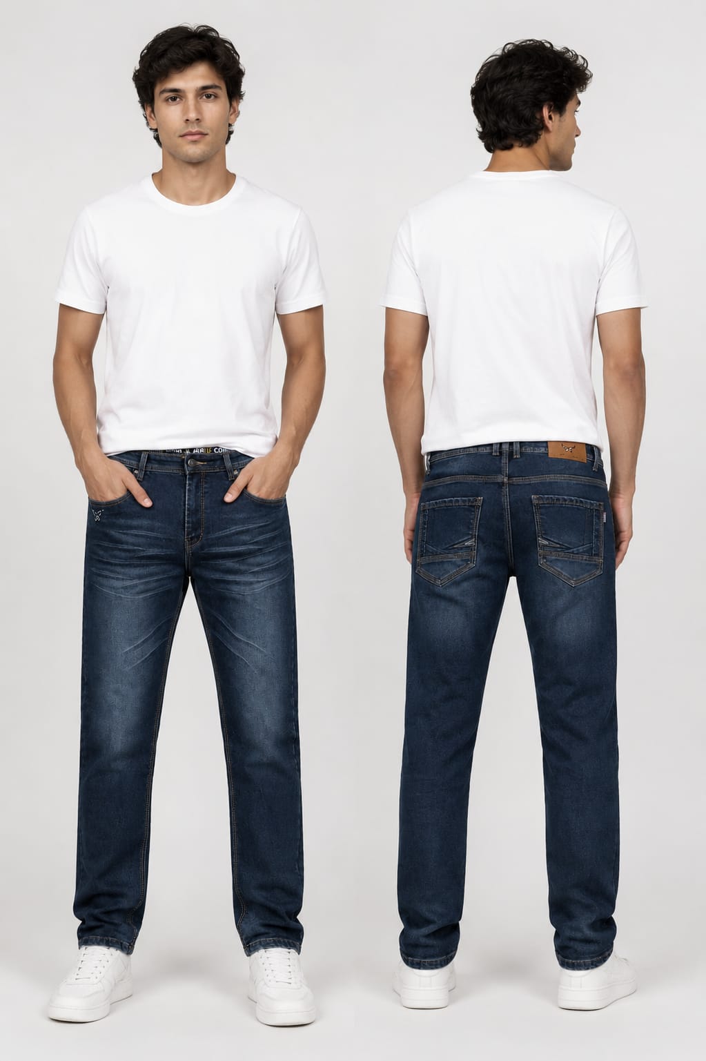 Kingfisher Exclusive Thai Knit Denim Jeans Pant
