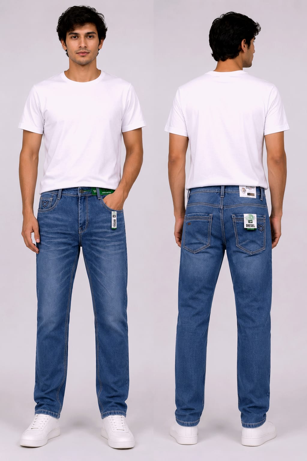 Diesel Exclusive Thai Knit Denim Jeans Pant