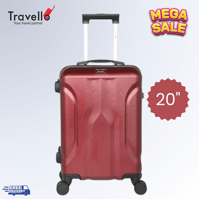 Travello Luxury Plus 20 Inch Dark Red