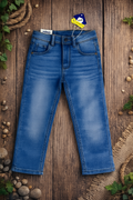 Knit denim adult boys jeans pants-Kids