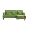 L SHAPE SOFA-DAPER SDC-393-3-1-20 (L SHAPE REBEKA) (Fabric-2155)