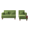 L SHAPE SOFA-DAPER SDC-393-3-1-20 (L SHAPE REBEKA) (Fabric-2155)