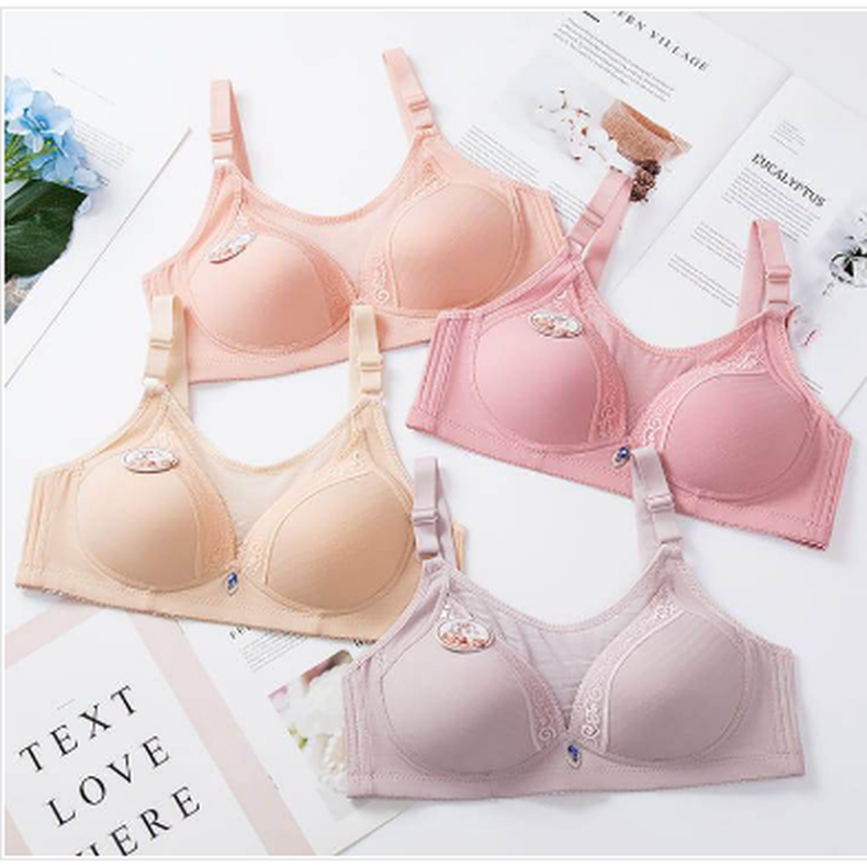 Women’s Wireless Full Coverage Bra – Soft Padded Everyday Support Bra
