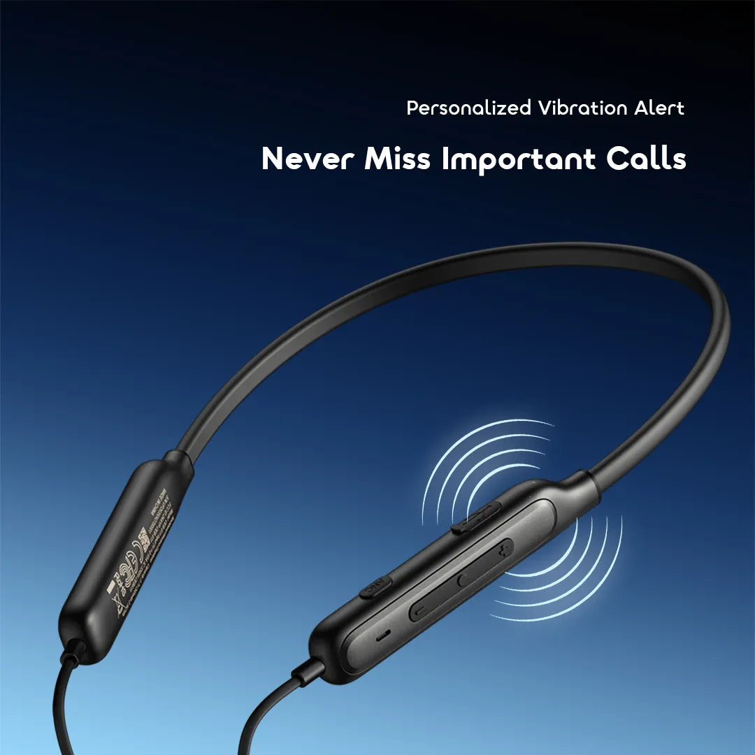 Oraimo Necklace 5 30dB Noise Cancellation & Call Vibration Earphones