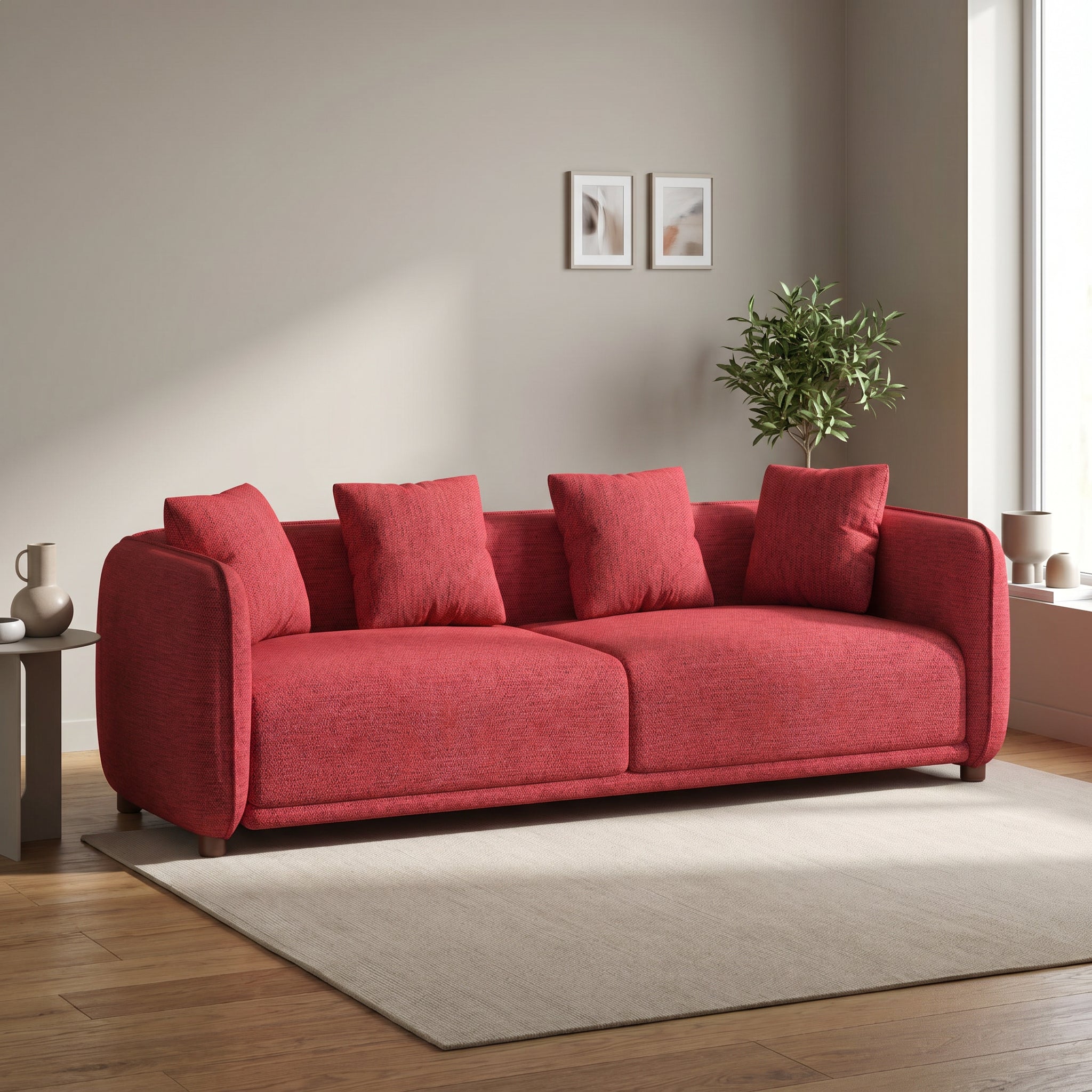 Three Sofa - Softex SDC-3124-3-1-20 (Fabric-2178)