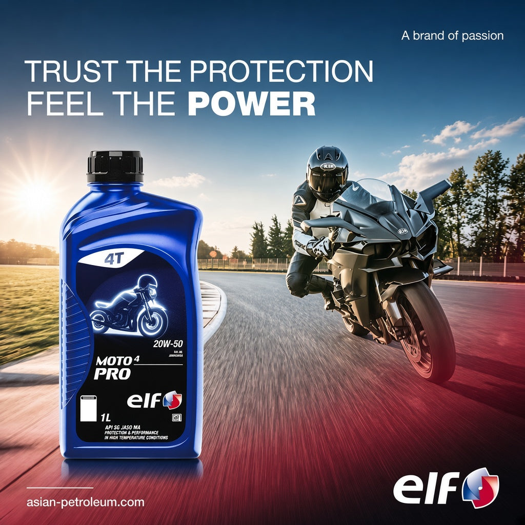 ELF Moto 4 Pro 20W-50 Mineral Bike Engine Oil- 1L